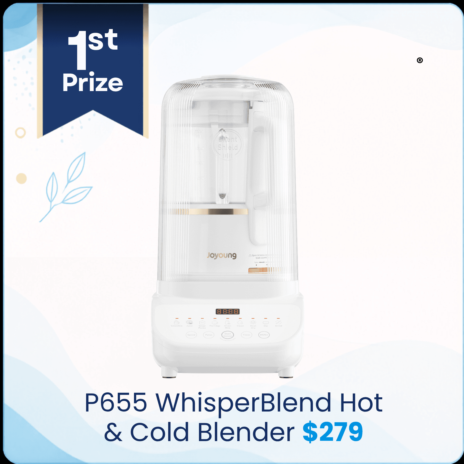 P655 WhisperBlend Hot & Cold Blender $279